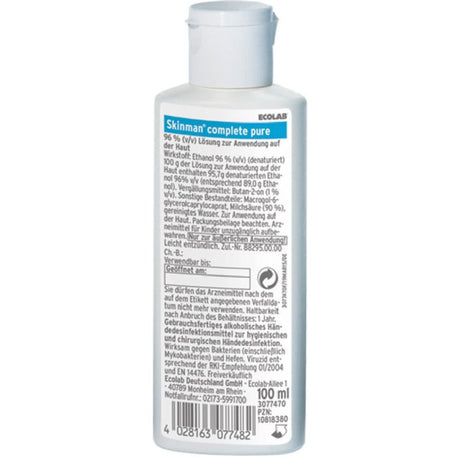ECOLAB Skinman® complete pure Händedesinfektion 100 ml