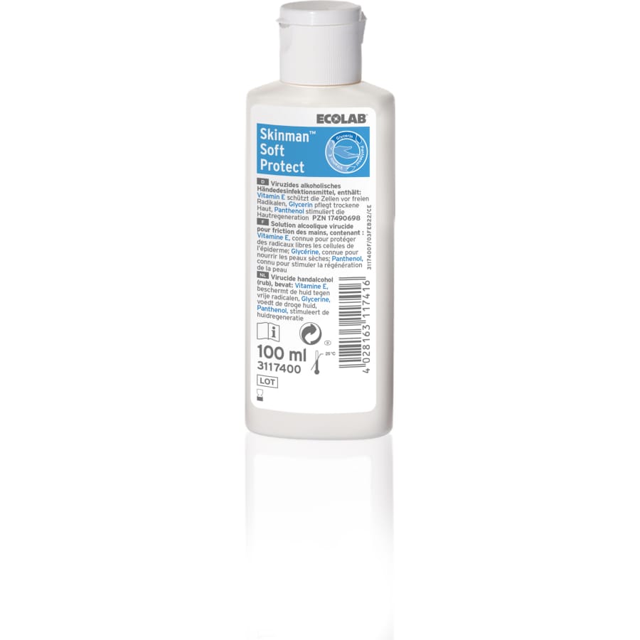 ECOLAB Skinman™ Soft Protect Händedesinfektionsmittel 100 ml Taschenflasche