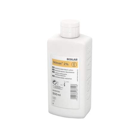 ECOLAB Skinsan® 2% Waschlotion- und Schaum, antimikrobiell 500 ml Flasche (Lotion)