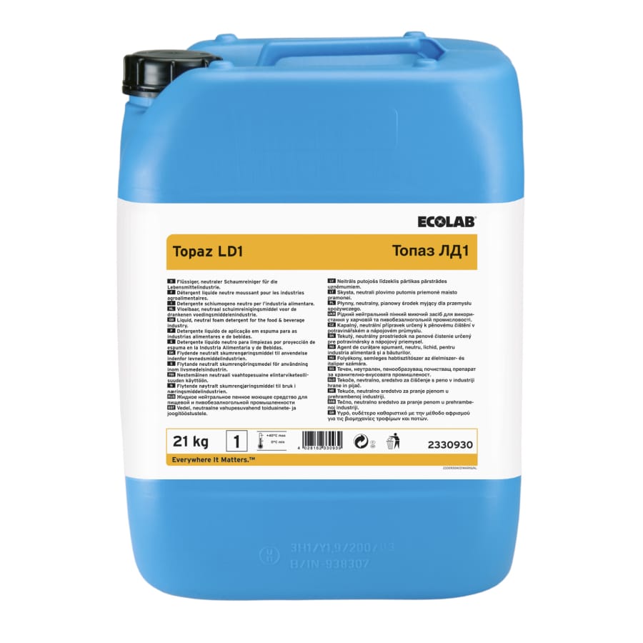 Ecolab Topaz LD1 Schaum Reiniger