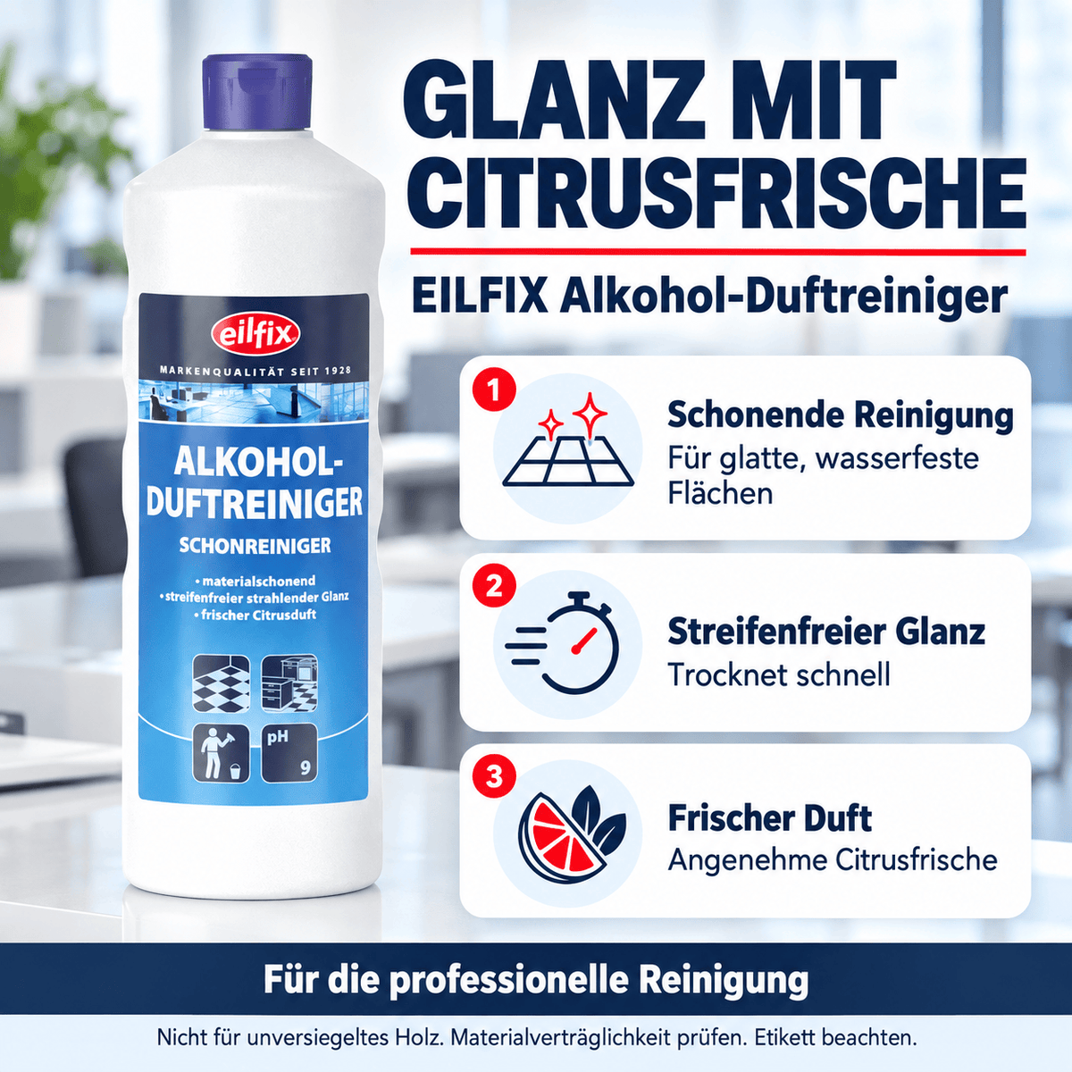 EILFIX ALKOHOL-DUFTREINIGER Schonreiniger