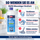 EILFIX Allesreiniger Citrofrisch – fettlösend, hygienisch, frischer Duft
