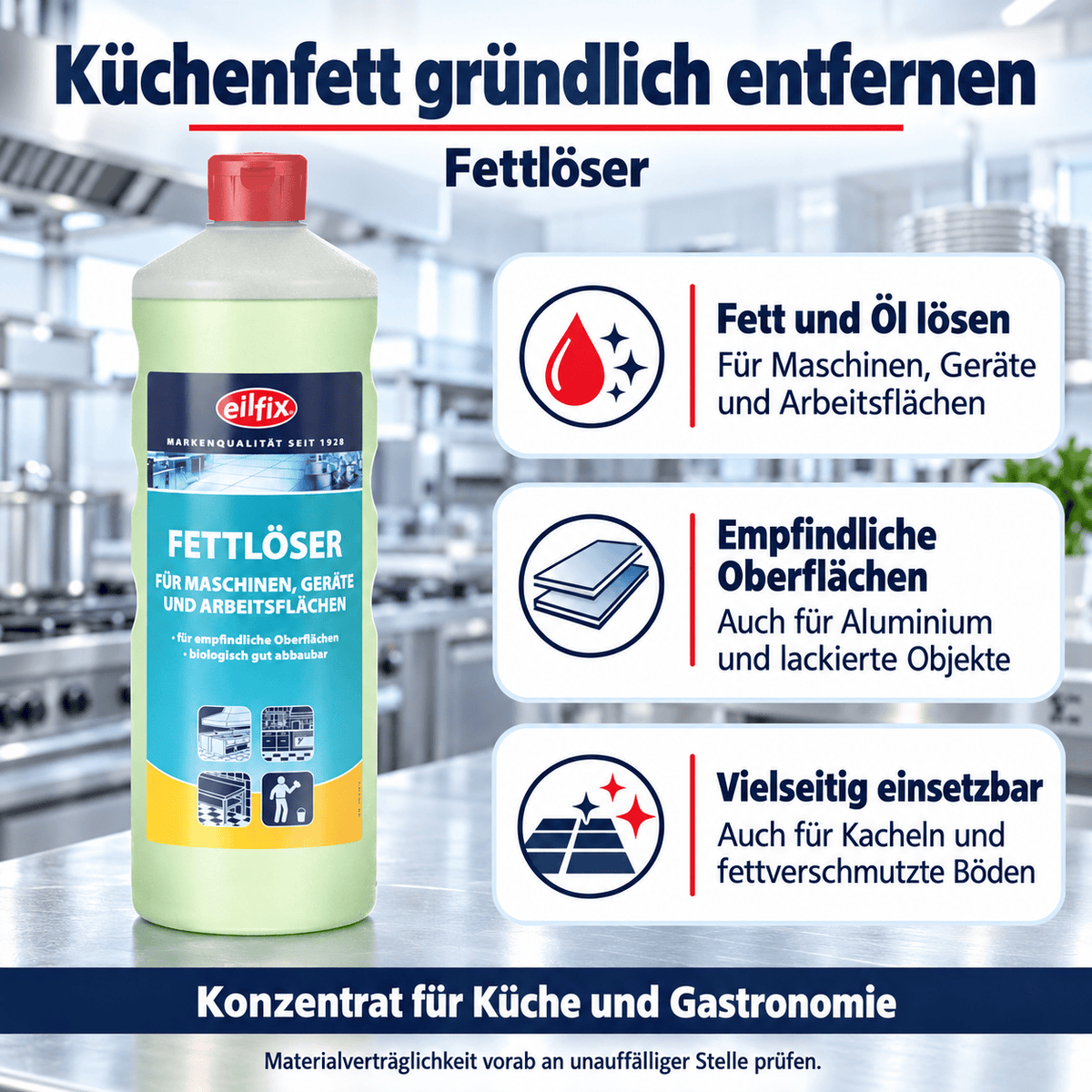 EILFIX Fettlöser für Maschinen, Geräte und Arbeitsflächen