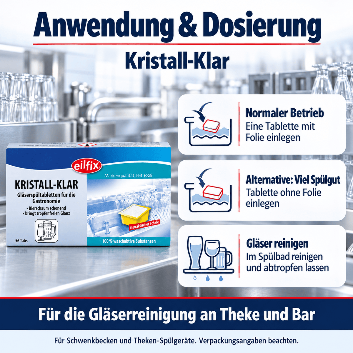 EILFIX Gläserspültabletten