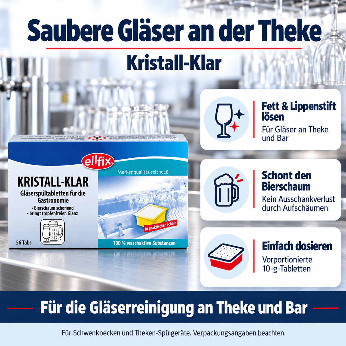 EILFIX Gläserspültabletten