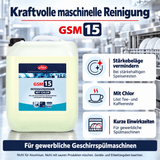 EILFIX GSM 15 Intensiv Chlor Reiniger für Geschirrspülmaschinen