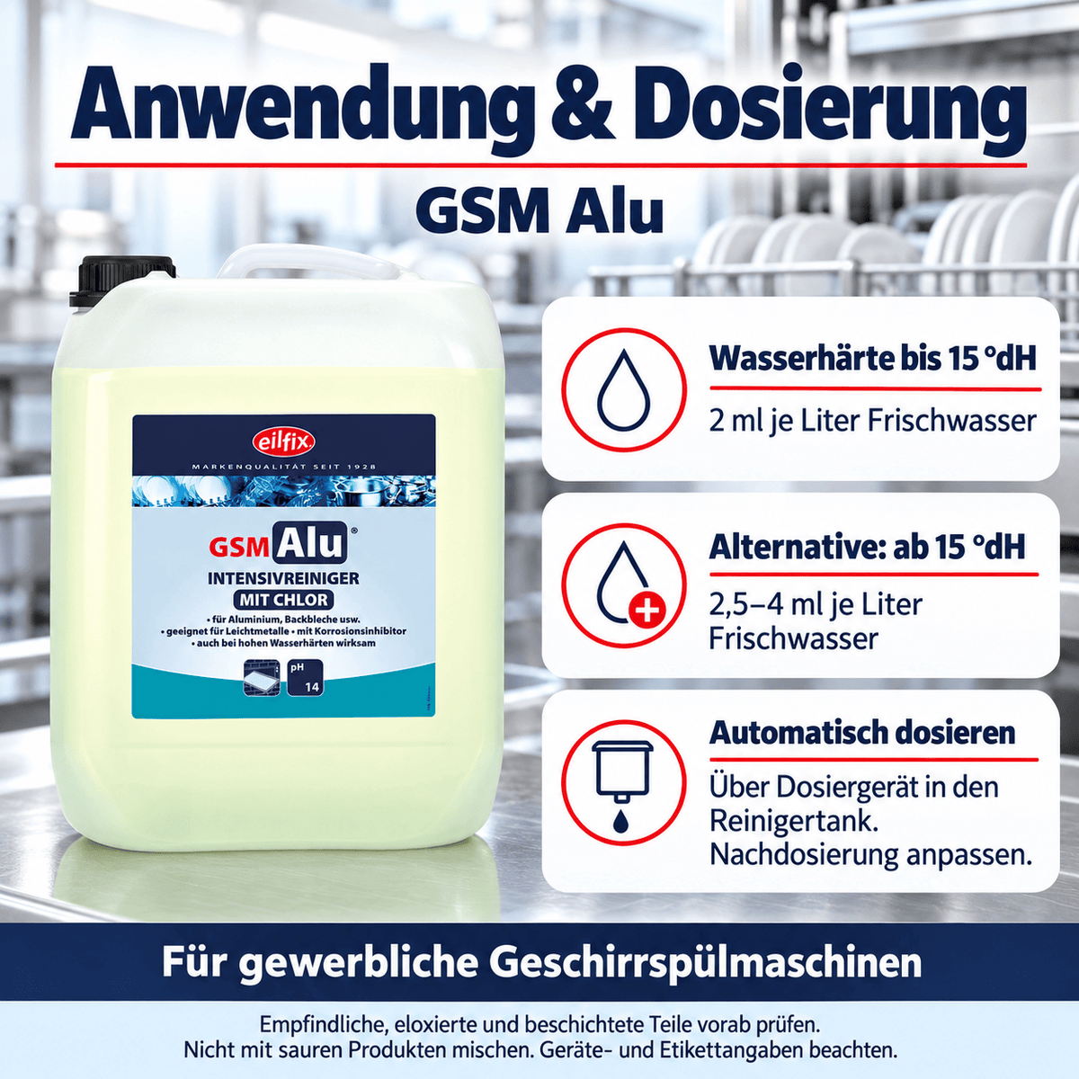 EILFIX GSM Alu Intensiv Reiniger für Geschirrspülmaschinen