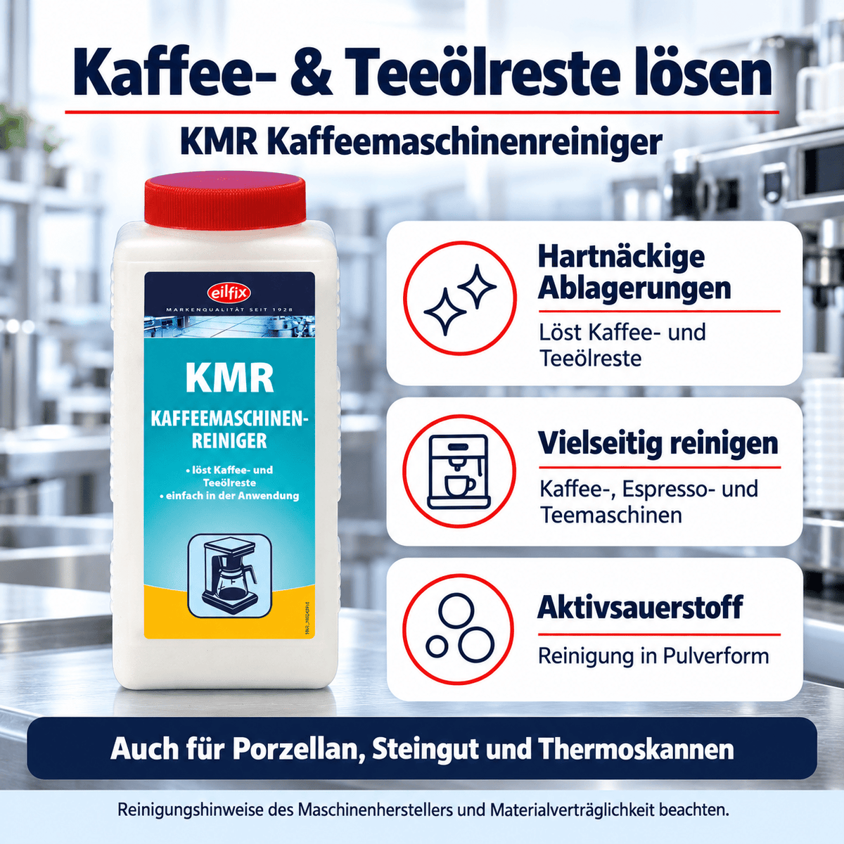 EILFIX KMR Kaffeemaschinenreiniger Pulver