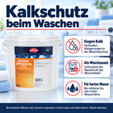 EILFIX WASSERENTHÄRTER Pulver – Kalkschutz für Waschmaschine und Wäsche