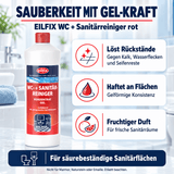 EILFIX WC + SANITÄRREINIGER (WC-Rot) Konzentrat Gel