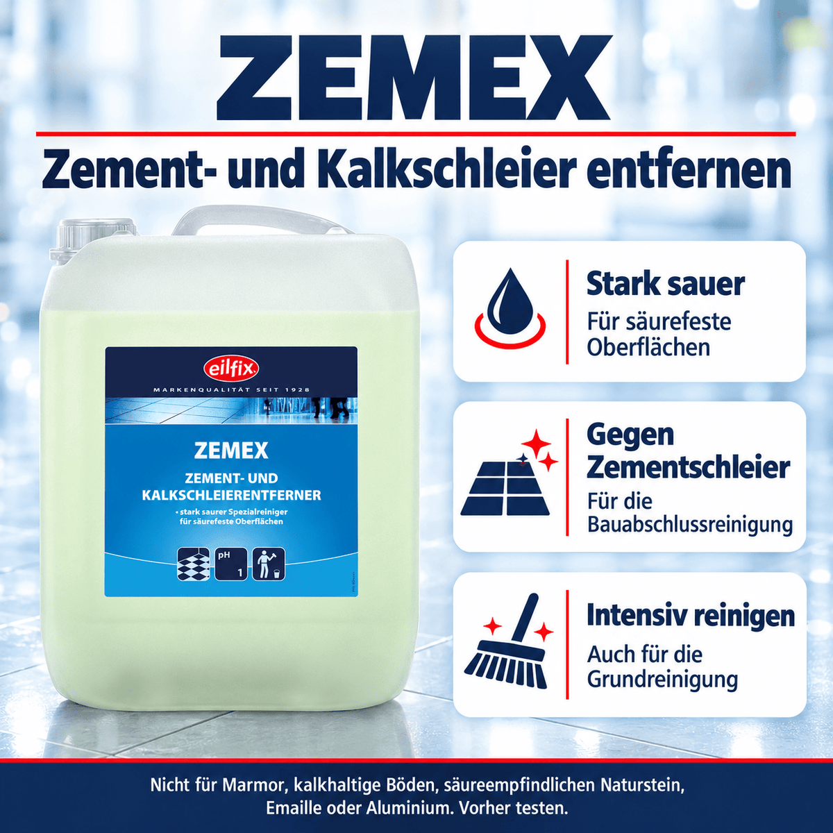 EILFIX ZEMEX Zement- und Kalkschleierentferner