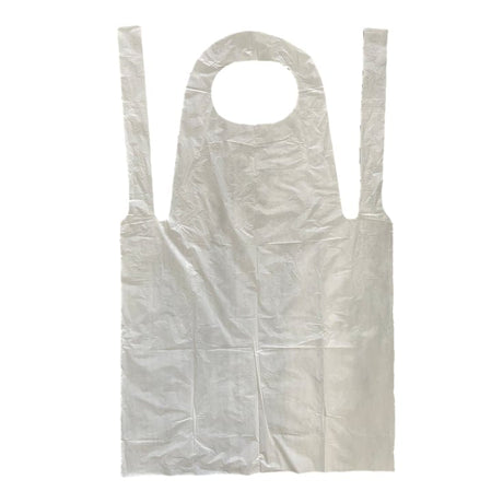 DEISS Einmalschürzen aus LDPE, weiß 1 Packung = 100 Stück