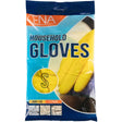 ENA Household Haushaltshandschuhe, Latex, gelb 1 Karton, 144 Paar, S