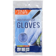 ENA Multipurpose Haushaltshandschuhe, blau 1 Packung, 12 Paar, S
