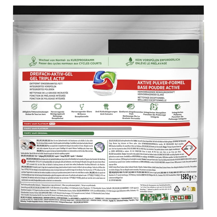 Fairy Professional Platinum Plus Spülmaschinentabs