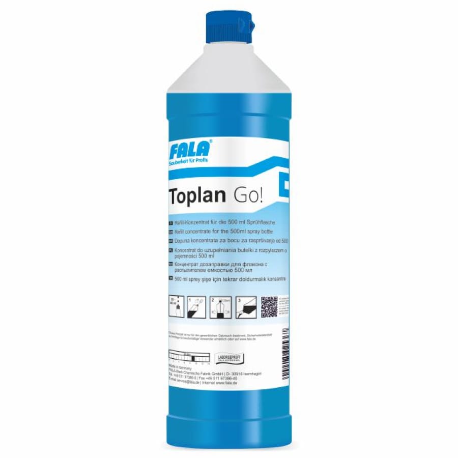 FALA Toplan Go! Oberflächenreiniger 1 Liter Konzentrat-Nachfüllflasche