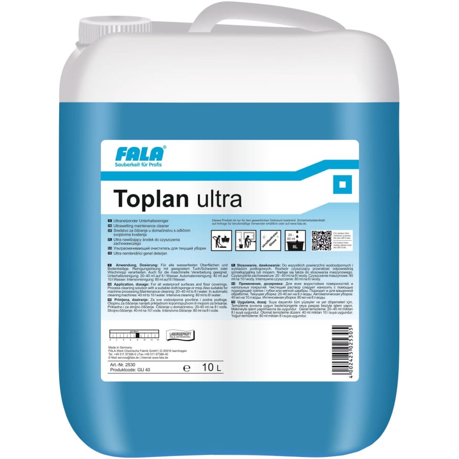 FALA Toplan ultra Unterhaltsreiniger 10 Liter Kanister