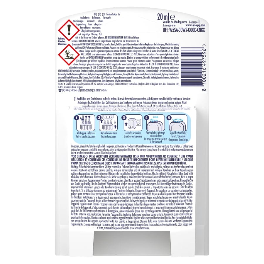 Febreze 3Volution Duftstecker Nachfüllflakon, Vanille