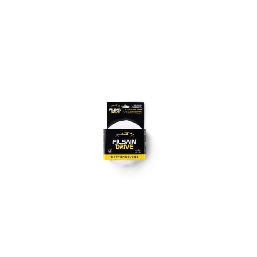 Filsain Drive Polierpad Professional, weiß, 2-teilig