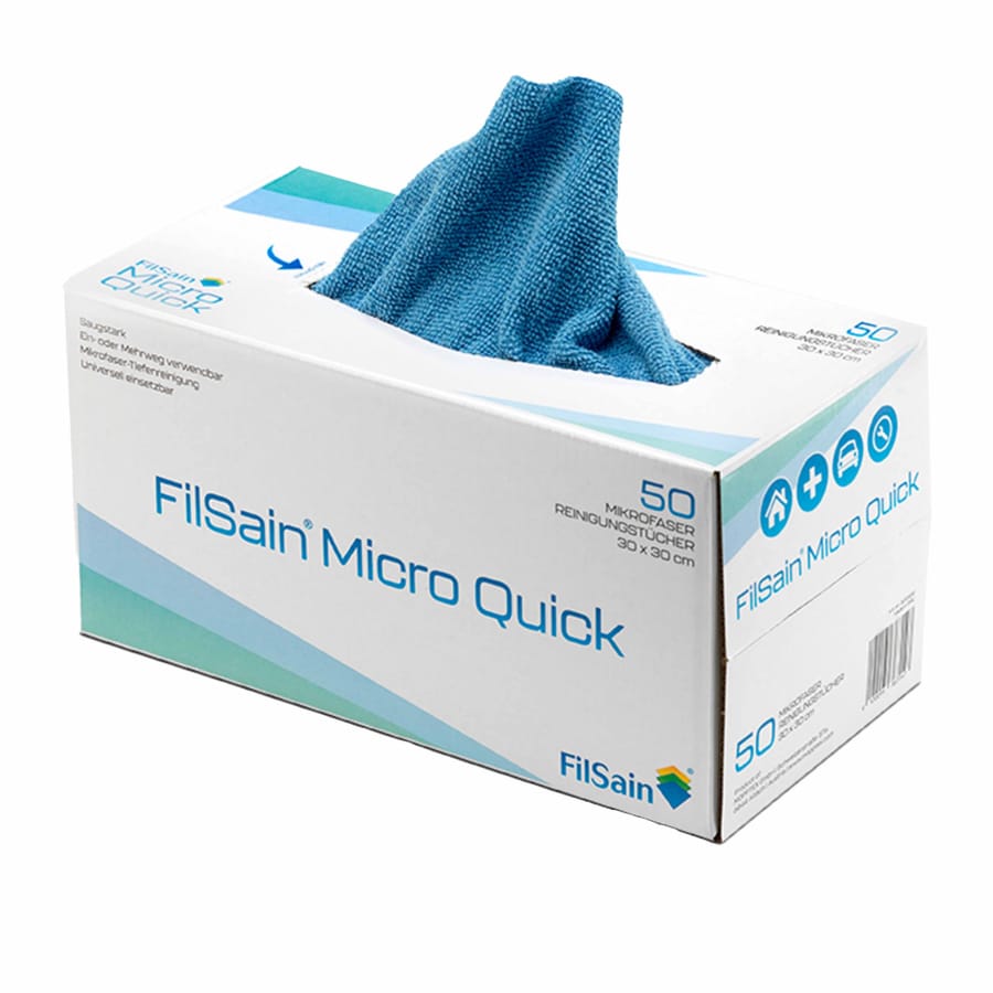 Filsain Micro Quicktuch, 30 x 30 cm, blau