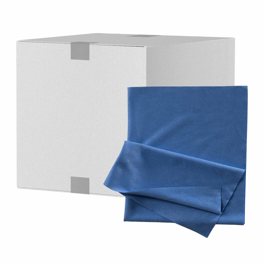 Filsain Mikrofasertuch ELEGANCE, Premium Matrixfaser 1 Karton = 20 Beutel à 10 Stück, blau