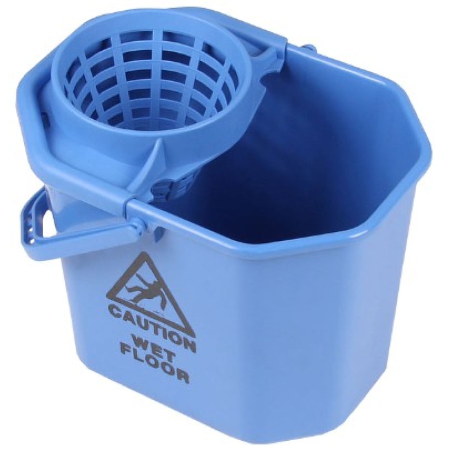 floorstar Bucket BMM 12 für Minimopps mit Auswringsieb, blau