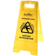 floorstar Warnschild WAS 1, gelb, Achtung Rutschgefahr