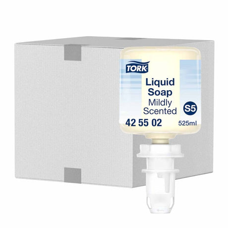 Tork Hand Mini Flüssigseife mild duftend S5 System 1 Karton = 8 Flaschen à 525 ml