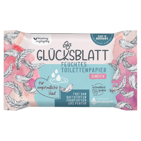 Fripa Glücksblatt Feuchtes Toilettenpapier Sensitiv 1 Karton = 12 Packungen à 42 Tücher