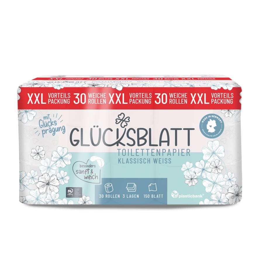 Fripa Glücksblatt Toilettenpapier XXL Vorteilpackung, 3-lagig Default