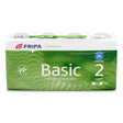 Fripa Toilettenpapier Basic, 2-lagig, recycelt 1 Palette = 22 Pakete à 6 Packungen à 8 x 400 Blatt