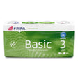 Fripa Toilettenpapier Basic, 3-lagig, recycelt 1 Palette = 22 Pakete à 6 Packungen à 8 x 250 Blatt