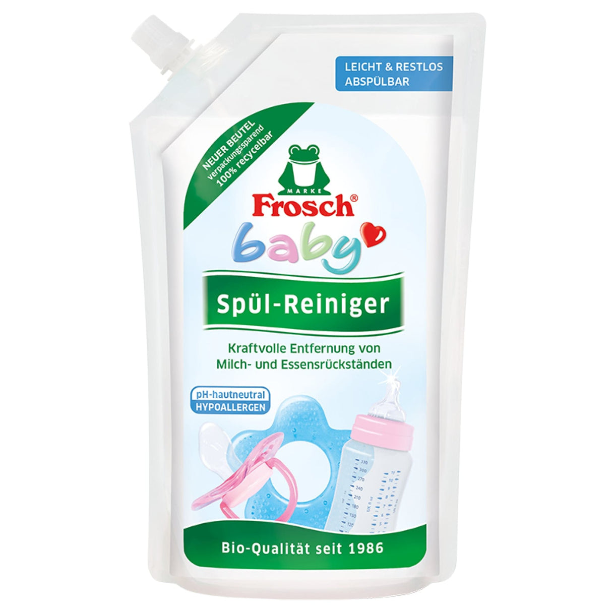 Frosch Baby Spül-Reiniger 500 ml, Nachfuellbeutel