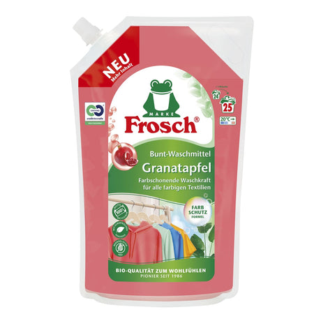 Frosch Bunt-Waschmittel, Granatapfel, hohe Waschkraft, 25 WL