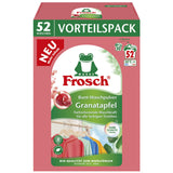 Frosch Bunt-Waschpulver, Granatapfel, farbschützende Rezeptur 432 kg, Packung 52 Waschladungen