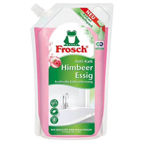Frosch Kalkreiniger Antikalk Himbeeressig 950 ml, Nachfuellbeutel