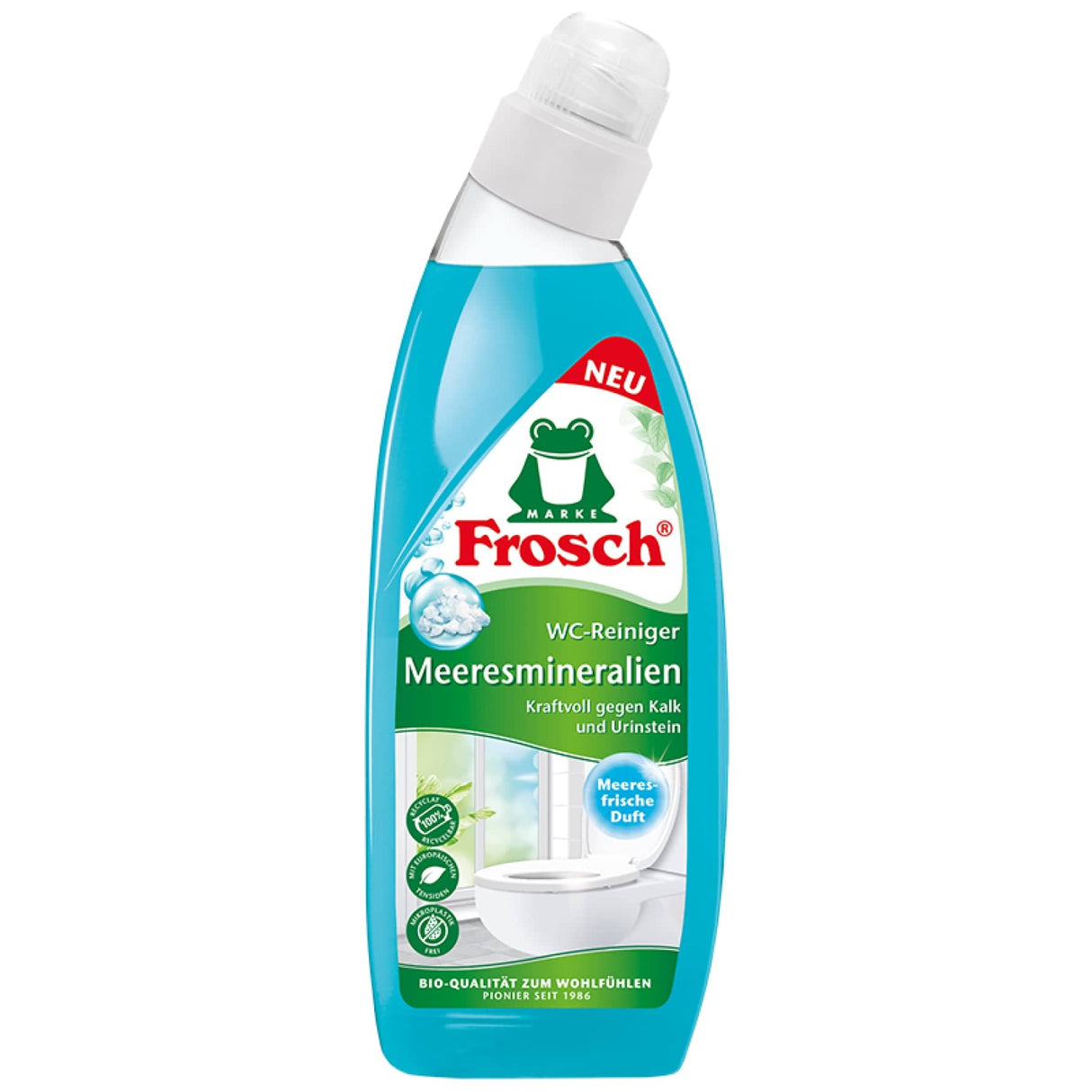 Frosch Meeresmineralien WC-Reiniger 750 ml Flasche