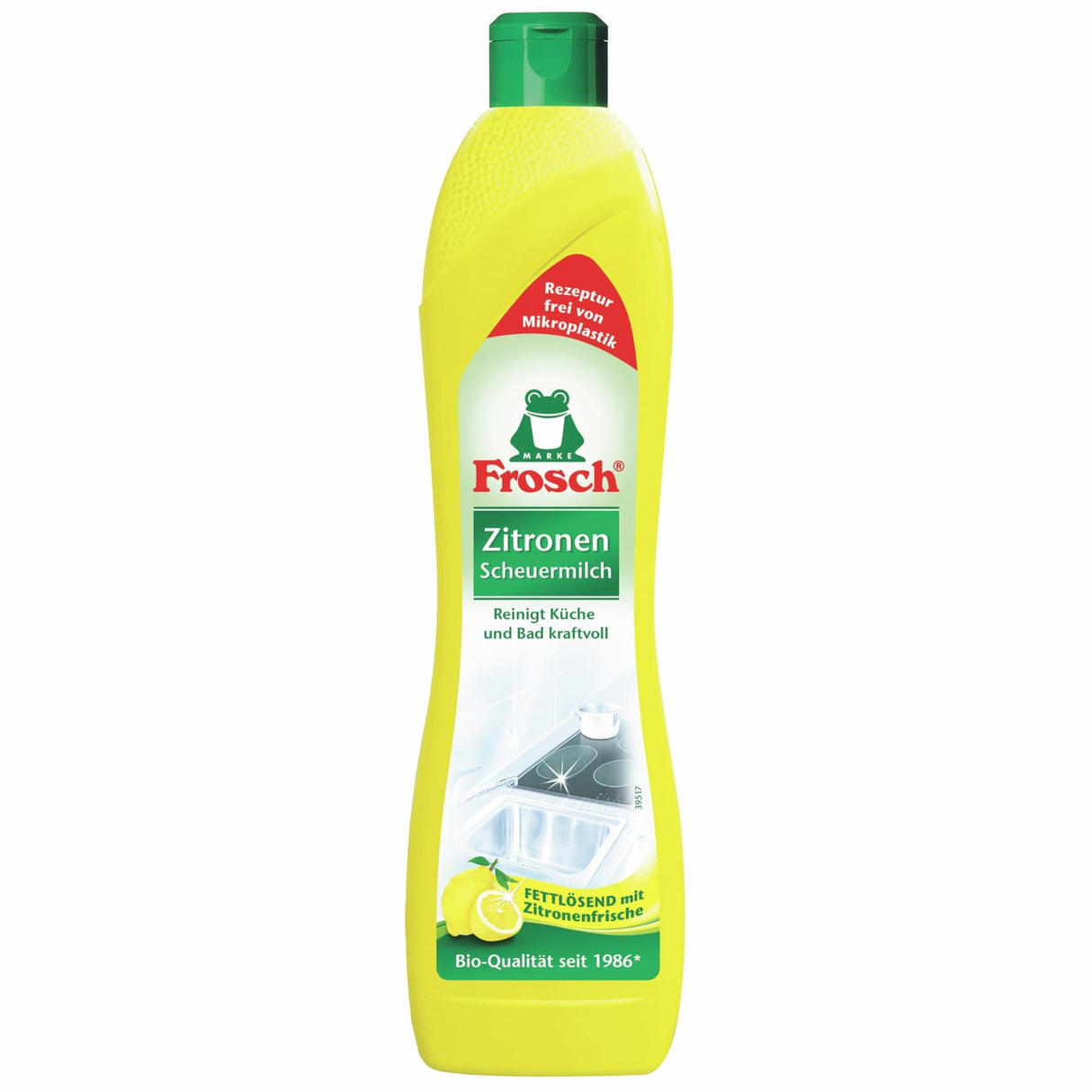 Frosch Scheuermilch 500 ml, Flasche Zitrone