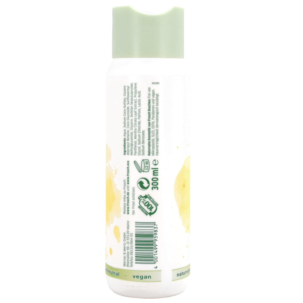Frosch Sense Sensitiv Dusche Duschgel, Zitronenminze