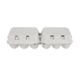 Funny Eierschachteln, 2 x 6 Eier, weiß