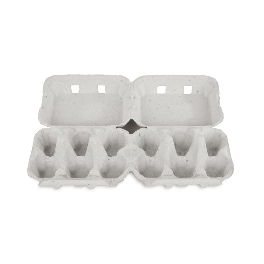 Funny Eierschachteln, 2 x 6 Eier, weiß