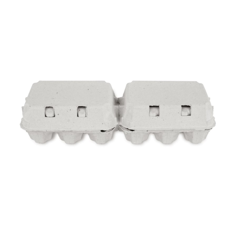 Funny Eierschachteln, 2 x 6 Eier, weiß