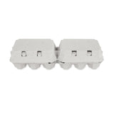 Funny Eierschachteln, 2 x 6 Eier, weiß