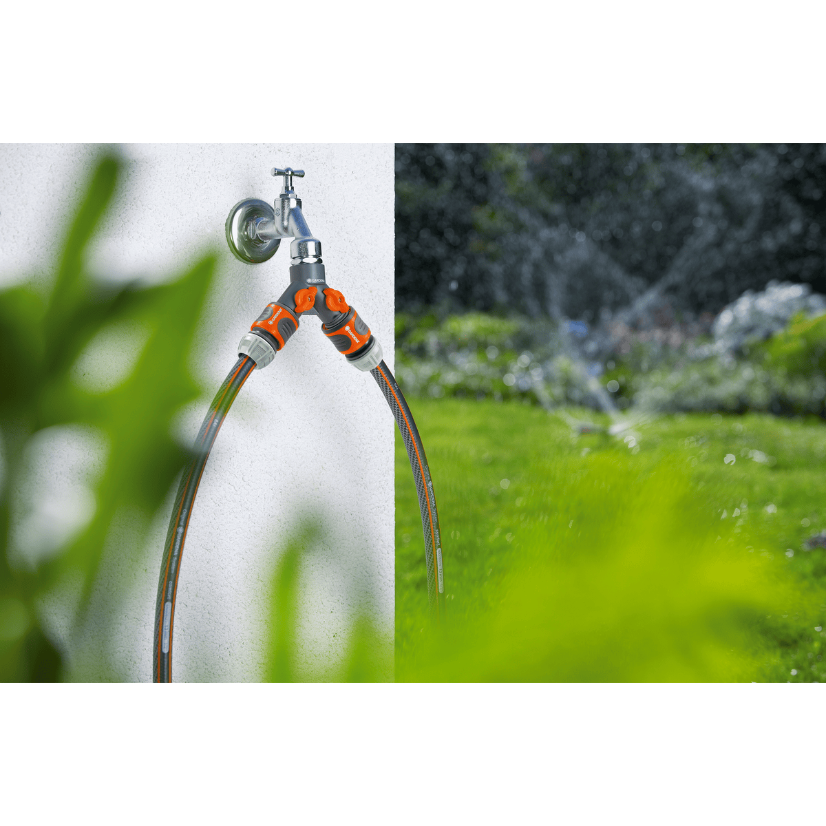 Gardena 2-Wege-Ventil für den Wasserhahn
