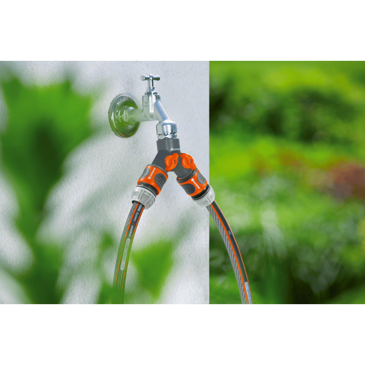 Gardena 2-Wege-Ventil für den Wasserhahn