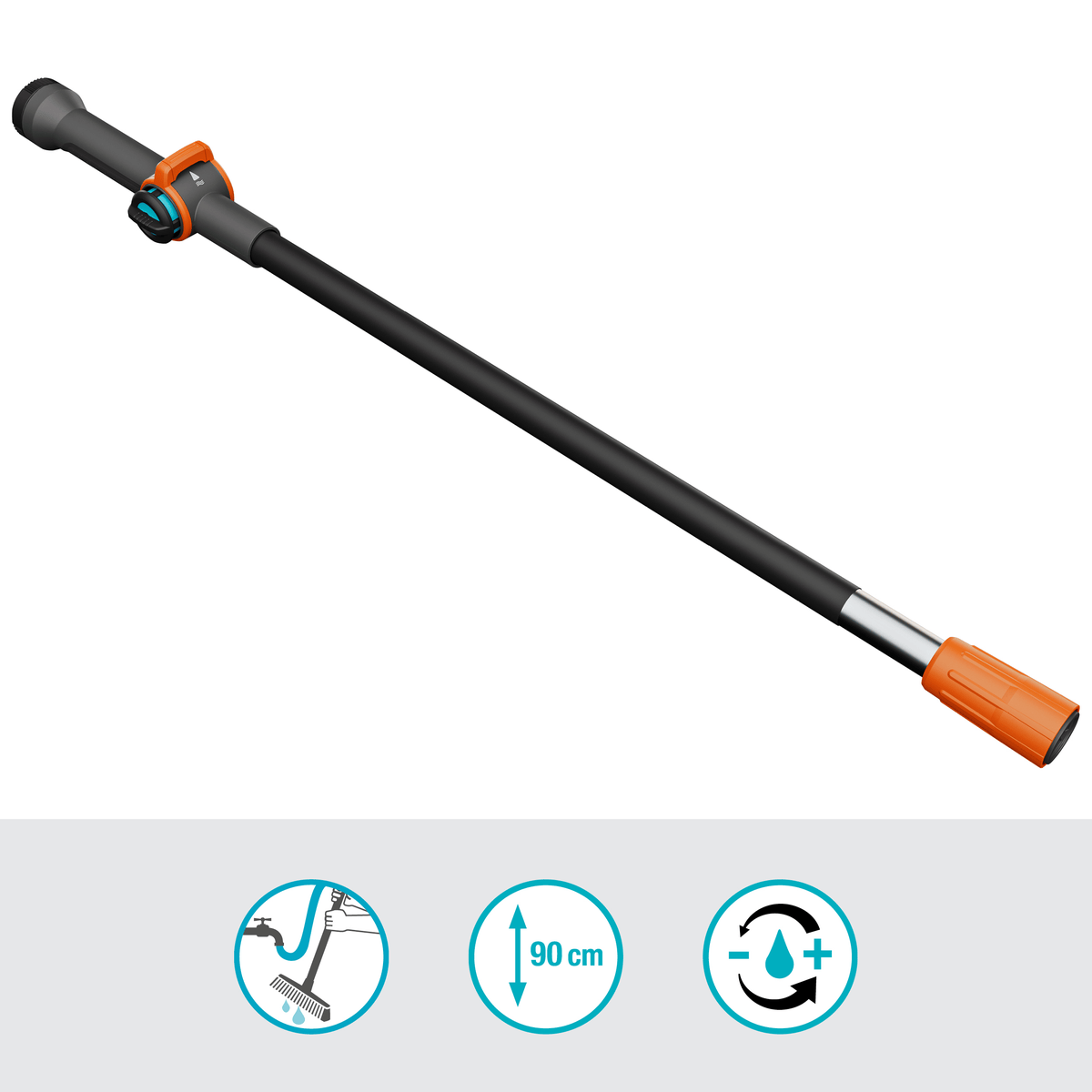 Gardena Cleansystem Stiel, wasserführend