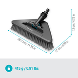 Gardena Cleansystem Waschbürste soft für Stiel, wasserführend