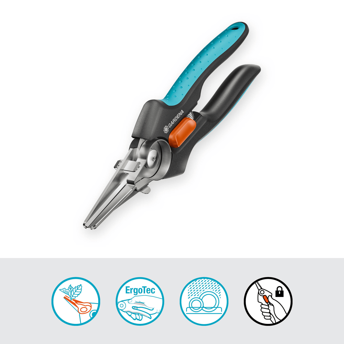 Gardena Ernteschere GripCut mit Greiffunktion