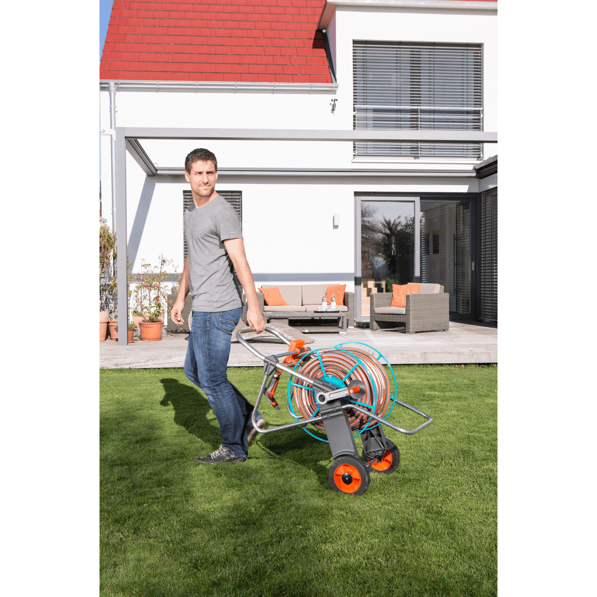 Gardena Metall-Schlauchwagen 100