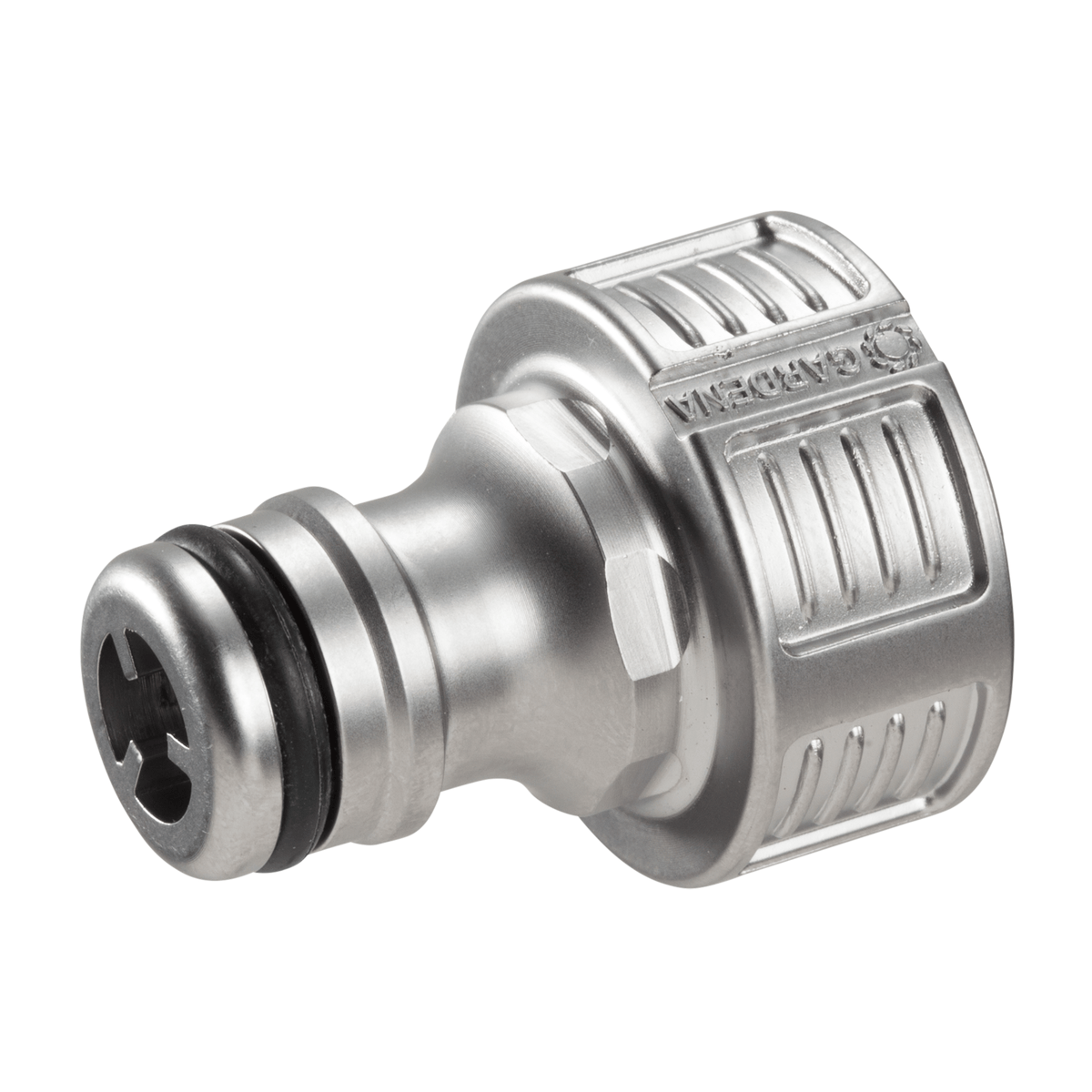 Gardena Premium Hahnverbinder 21 mm (G 1/2") aus Metall